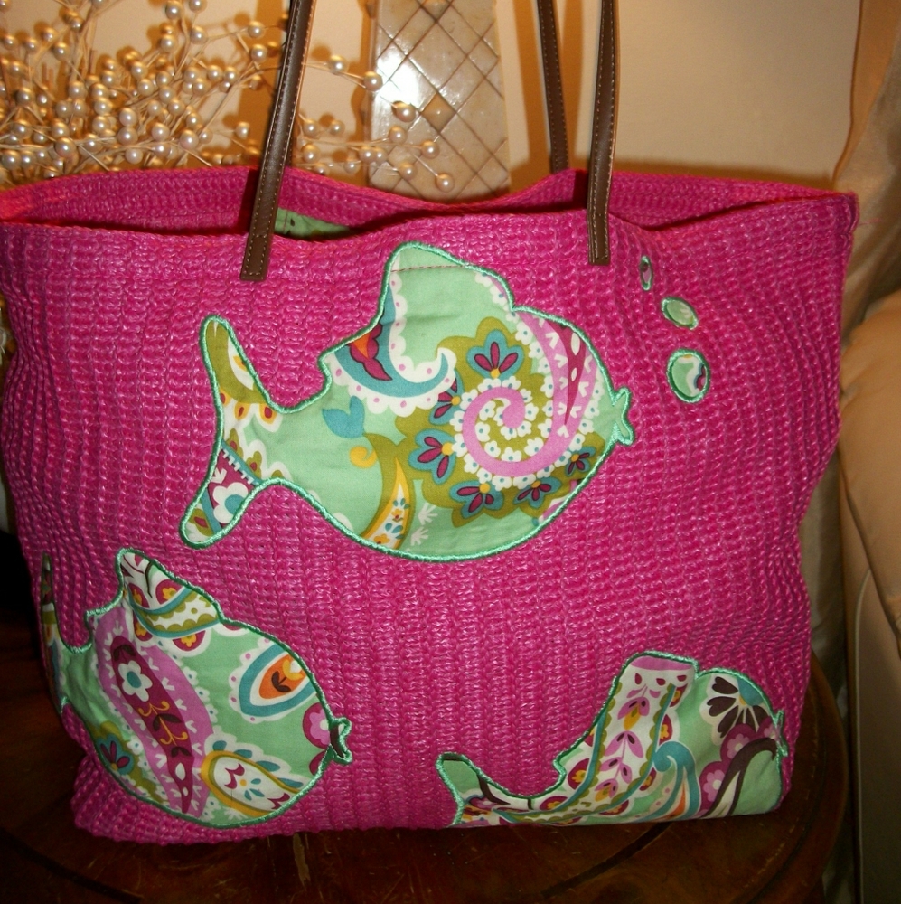 Vera Bradley Large Tote Shopper Handbag
